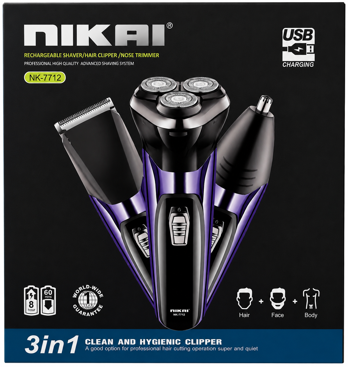 3 u 1 Grooming Kit