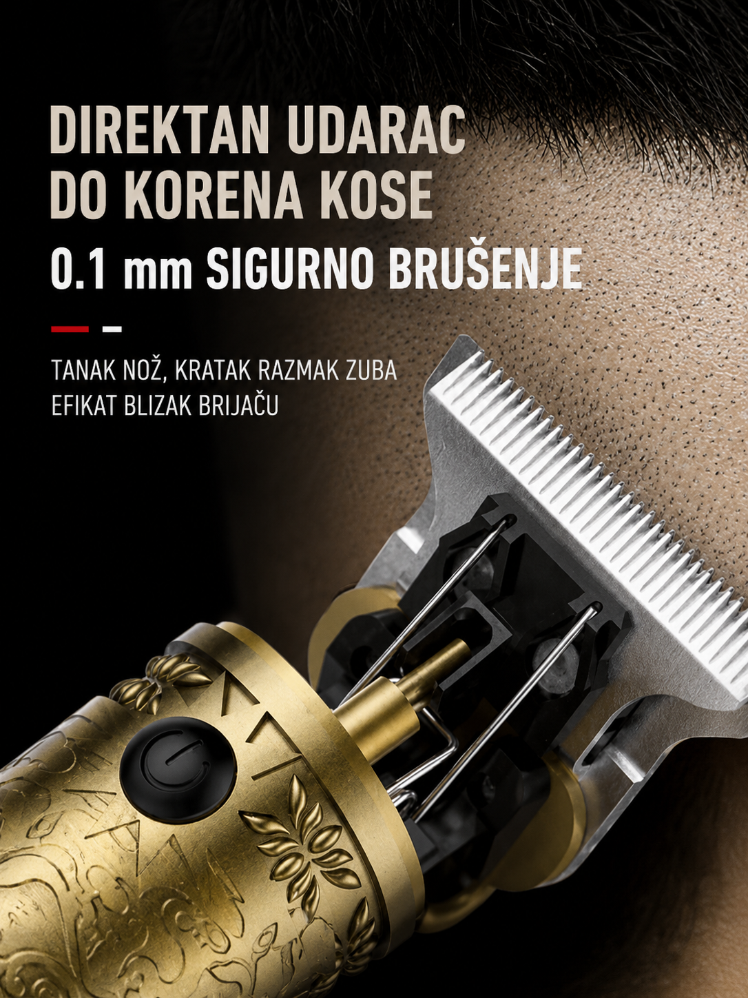 Profesionalni trimer za kosu i bradu sa LCD ekranom